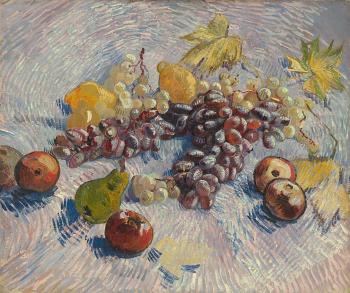 文森特 威廉 梵高 葡萄、蘋果、梨和檸檬